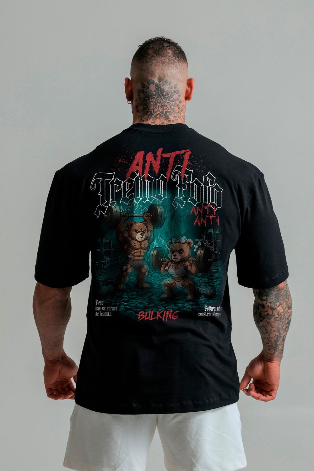 Anti Treino Fofo Oversized T-Shirt